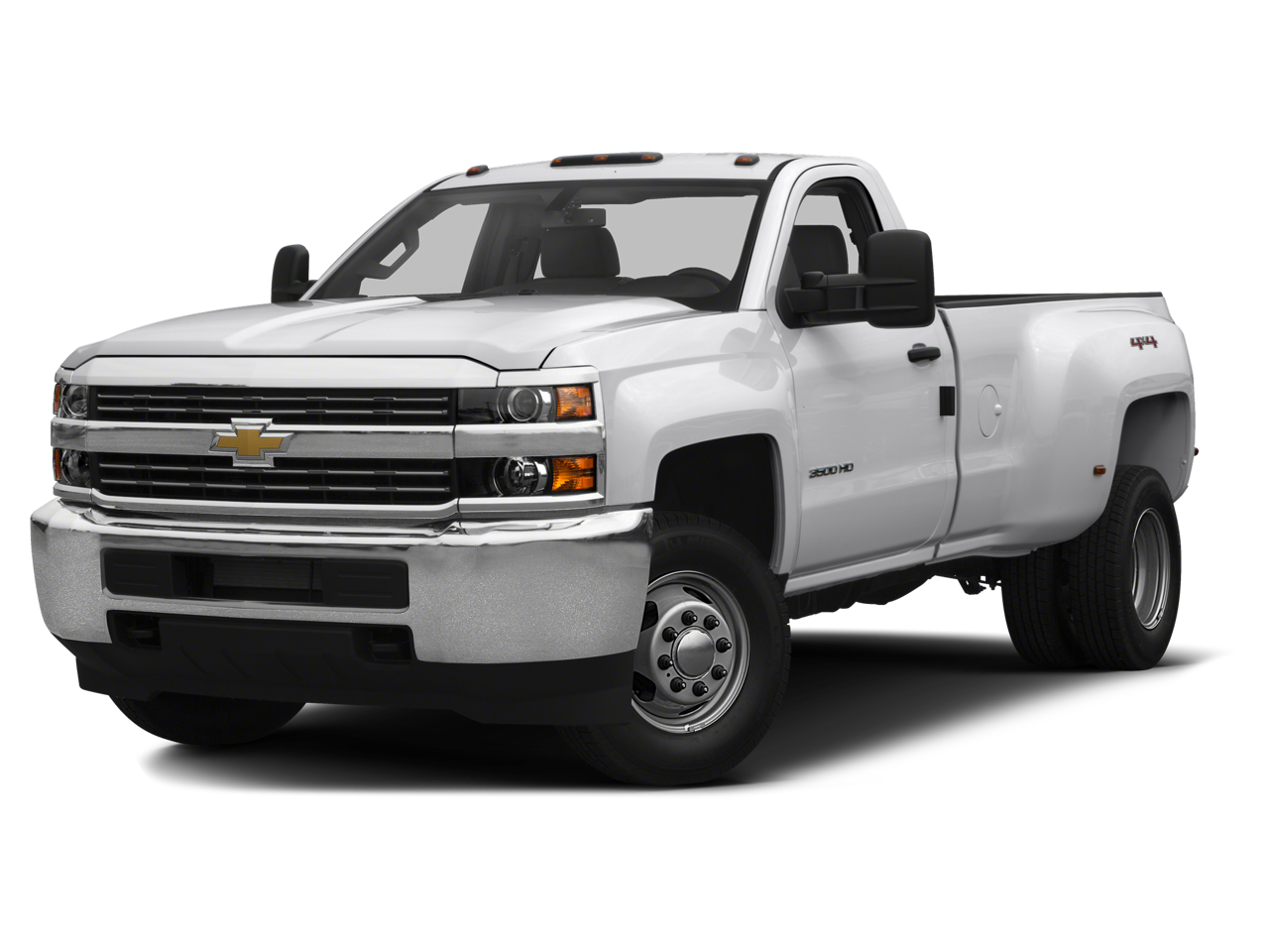 2015 Chevrolet Silverado 3500 HD LT in Silver Ice Metallic — front three-quarter view